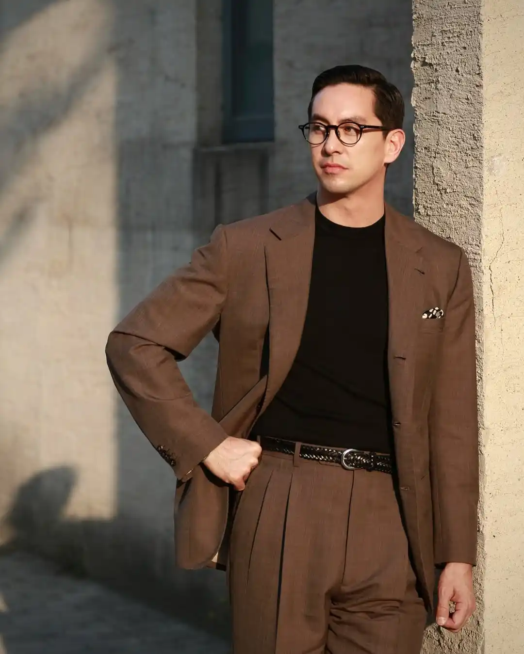 Cool neutral suit