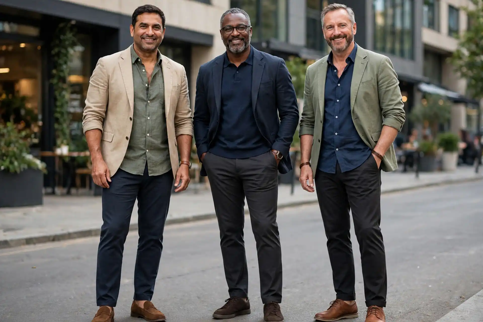 Flattering Outfits for Curvy Men Over 40
