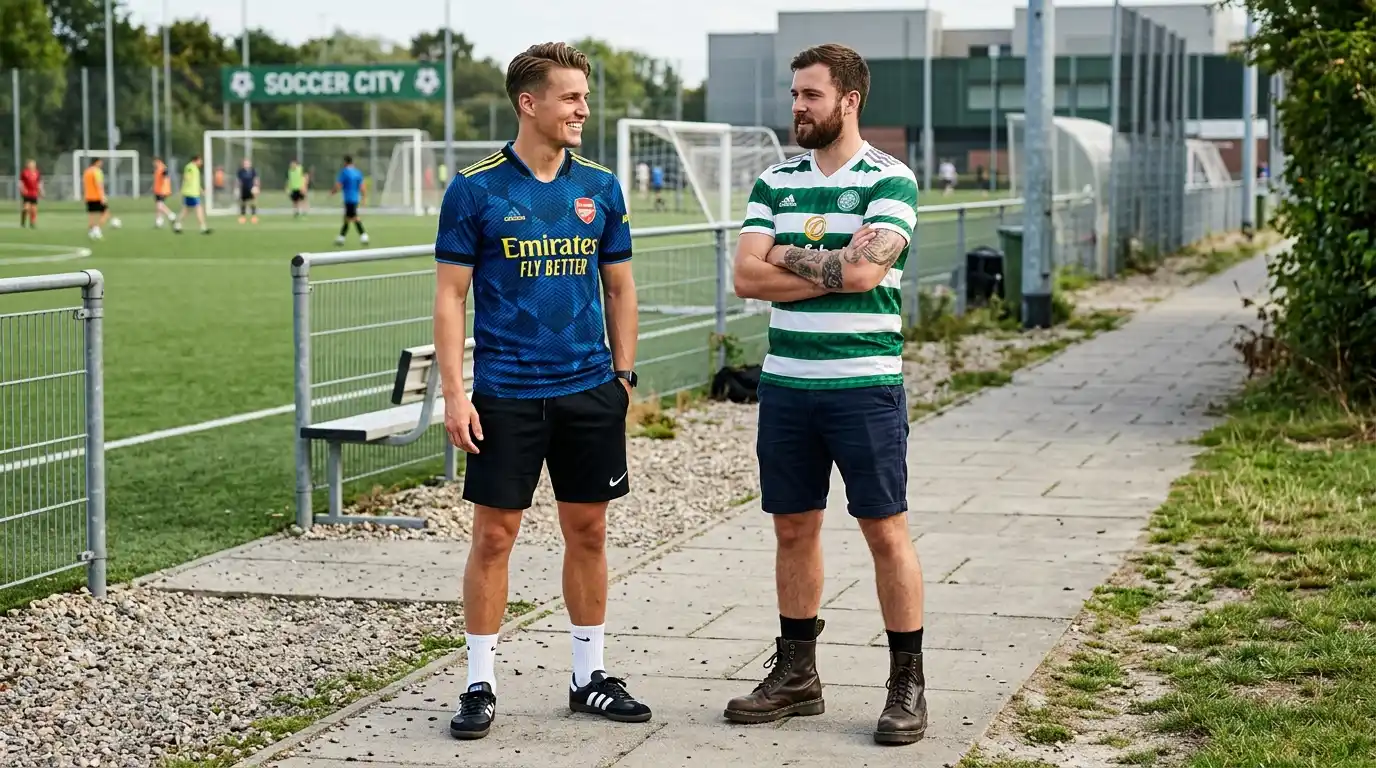 Soccer Jersey Outfit Men Sneakers vs Boots Which Wins