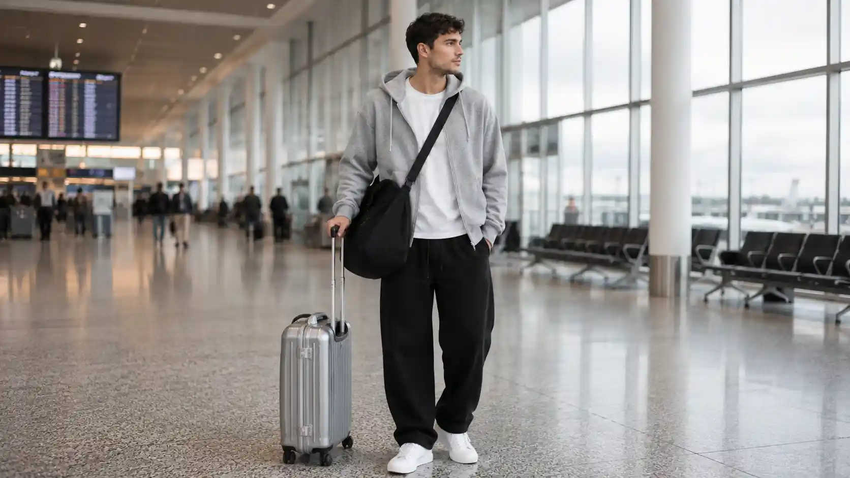 Comfortable but Stylish Airport Outfit Ideas for Men