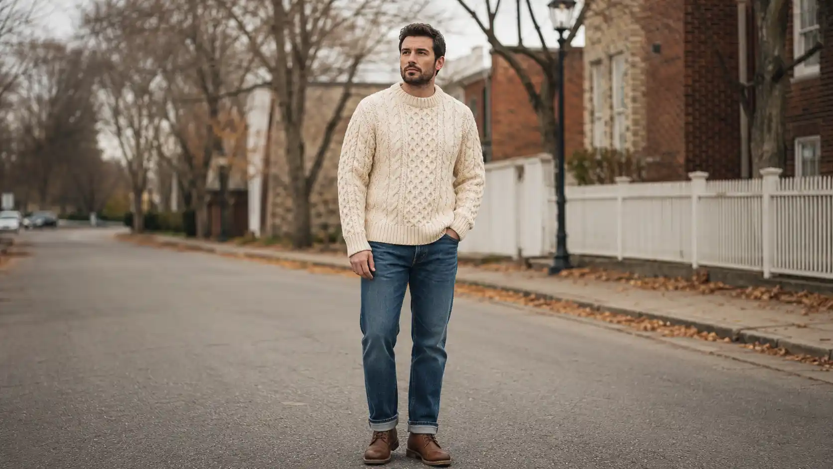 Knit Sweater Outfits For Men