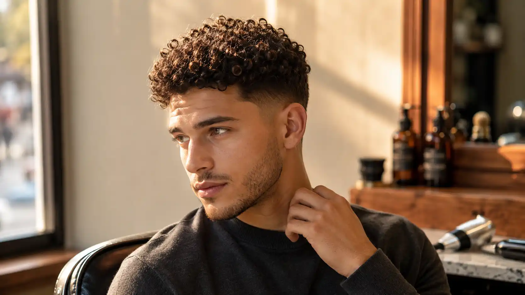 Short Curly Hair for Men