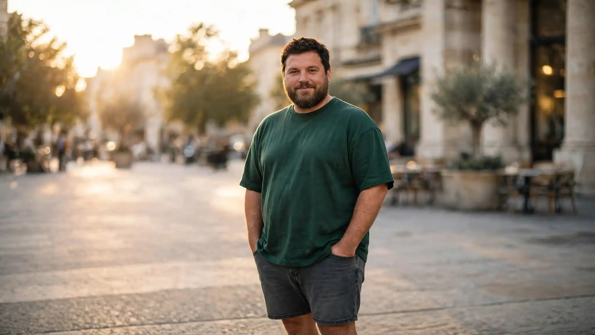 T-shirt Outfit Ideas for Plus Size Men