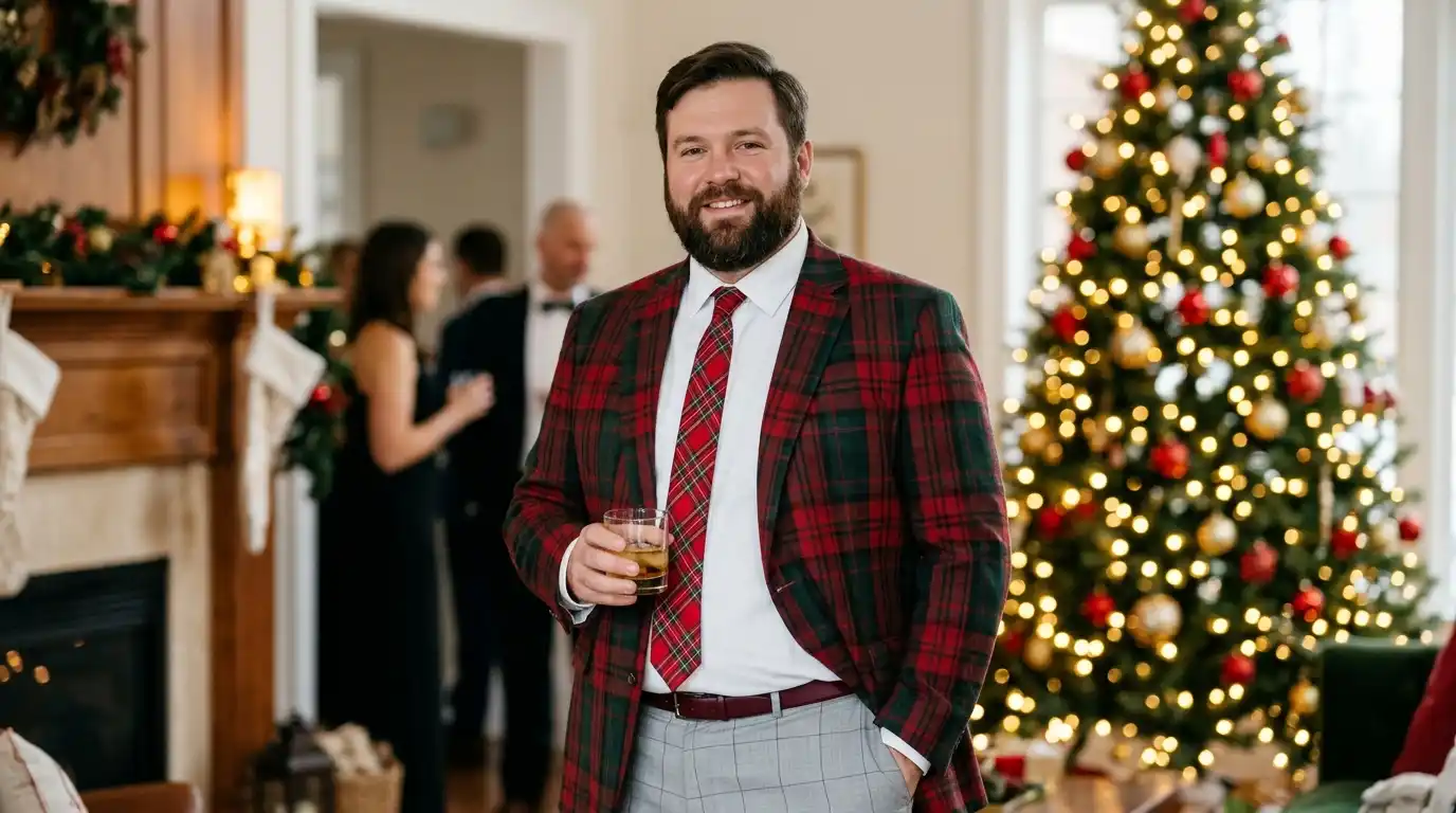 Men's Style Advice, Without the Overthinking 17 Christmas Party Outfits for Plus Size Men